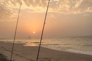 Santa Maria: Beach Fishing and Grilling Adventure