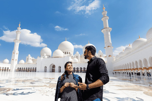 Abu Dhabi: Rundvisning i den store moské og Qasr Al Watan