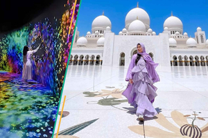 Fra Dubai: Byrundvisning i Abu Dhabi med teamLab-oplevelse