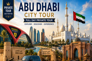 From Dubai: Private Abu Dhabi City Tour with Photo Stops