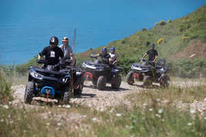 90min ATV Guided Tour in Kallm with Secret Bunker Visit