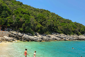 From Durres: Speed Boat to Sazan Island, Cave & Karaburun
