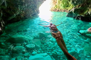 From Durres: Vlora to Blue Cave & Gramma Bay Speed Boat Trip
