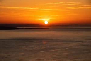 From Ksamil or Sarande: Golden Hour At Lekuresi Castle