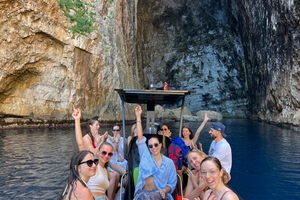 From Orikum : Haxhi Ali Cave & Karaburun Peninsula Boat Tour