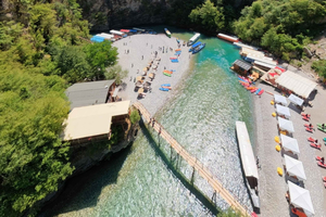 Saindo de Shiroka/Shkodër: viagem de um dia ao Lago Koman e ao Rio Shala.