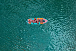 From Tirana: Funari Lake, Swim & Kayak/Petrela Castle, Zipline