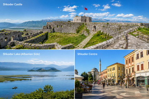 Fra Ulcinj: Rozafa-slottet, Shkodra-sjøen og Shkoder-tur