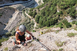 From Vlorë: Via Ferrata Kuç Climbing Tour with Guide