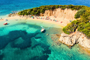Ksamil: 3 Islands Boat Tour with Optional Island Drop-Off