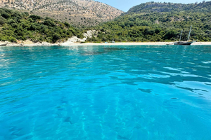 Saranda: Sail to Turquoise Bays & Coves Swim & Snorkel Stops