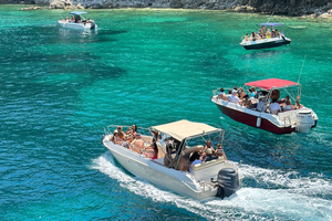 Sarandë: Ionian Coast Hidden Beaches and Caves Boat Tour