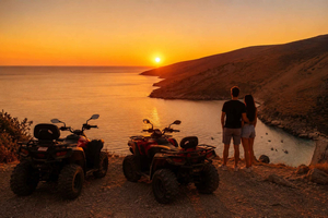 Sunsetour | Passeio de quadriciclo de Himara até Lambrano Bay ao pôr do sol