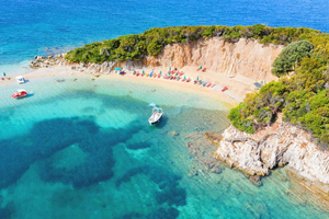 Tirana/Durres/Golem: Saranda, Blue Eye, Ksamil and Boat tour