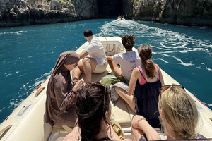 Vlorë: Haxhi Ali-grotten og Karaburun Speedboat-tur