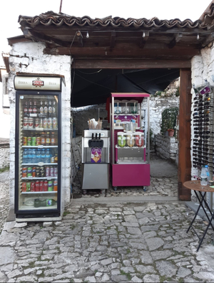 Berat castle Ice Cream and Granita