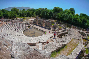 Dagsudflugt til Saranda og Butrint Nationalpark fra Korfu