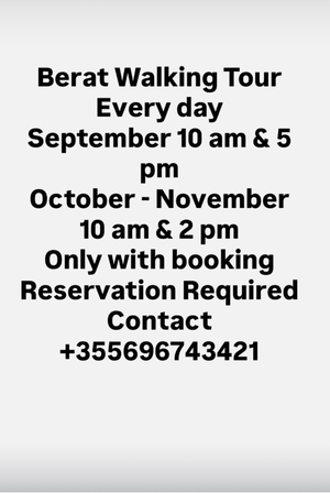 Free Walking Tour Berat