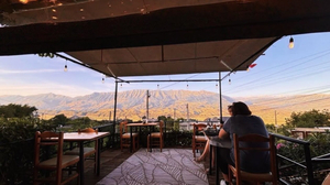 Traditional Food Balcony View