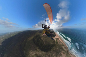 Costa dell'volo tandem in parapendio