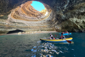 Benagil Caves: small group Kayaking Tour with a Local Guide
