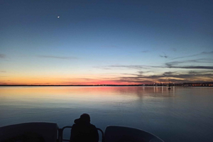 Faro: Sunset 1 hour Ria Formosa Boat Tour
