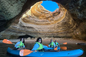 From Faro: Kayak into Benagil Cave, Algar Seco & Carvoeiro