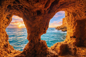 From Lisbon: Algarve Excursion + Boat Ride to Benagil Cave