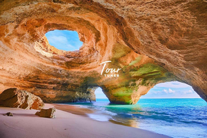 From Lisbon: Explore Algarve with Boat Tour to Benagil Caves