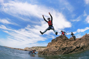 Lagos: Algarve Coasteering and Snorkeling Adventure