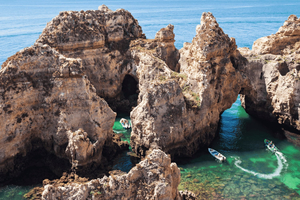 Lagos: Hidden Caves with Snorkeling Stop