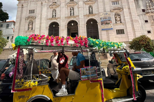 Lisboa: guidet tur i tuk-tuk i Alfama med utsiktspunkter