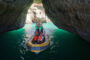 Vilamoura: Boat Tour to Benagil Cave and Coast - Small group