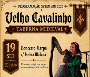 Concerto di Arpa alla Taverna Medievale Velho Cavalinho