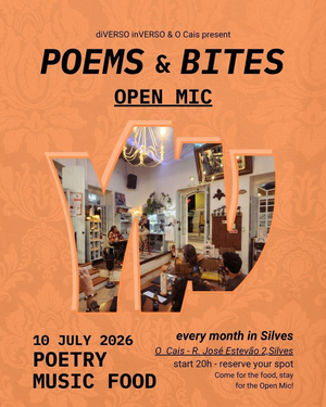 Poems & Bites Poetry Night at O Cais, Silves