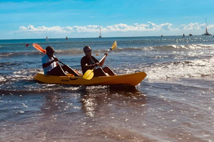 Alicante Bay: Sunset Tour in Kayak with snorkel