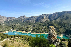 Alicante/ Benirom: Castillo de Guadalest y Cuevas de Canelobre tour guiado