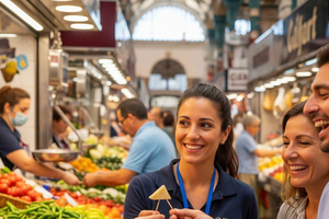 Alicante VIP Tour: Bullring, Castle or Market, and Snack in a Van