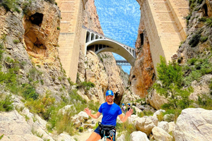 Dry Canyoning in the Mascarat in Calpe-Altea