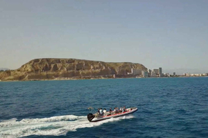 From Alicante - Speedboat tour along the coast with a swim stop
