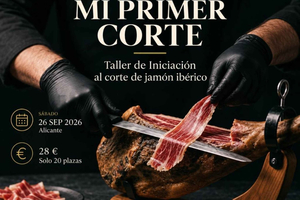 laboratorio di taglio del prosciutto iberico con degustazione
