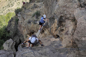 Redován: Family-friendly K2 via ferrata in a natural setting with rappelling