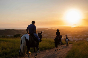 Romantic Sunset Horseback Ride with Spanish Tapas