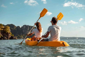 Santa Pola: Half-Day Kayak Trip to Tabarca Island with Lunch