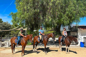 paseo a caballo por el Parque Natural de Sierra Helada