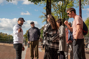 Visite à pied de la ville d'Amsterdam