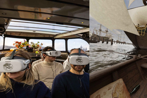 Amsterdam: historische luxe boottocht met virtual reality