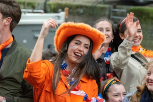 Amsterdam: Kings Day Boat Party with Unlimited Drinks