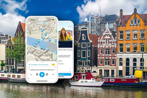Excursão a Pé por Amsterdã com Guia de Áudio e Opção de Ônibus HO-HO