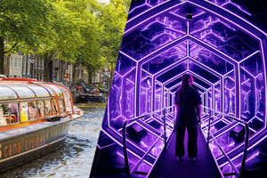 Canal Cruise & AMAZE Amsterdam combo
